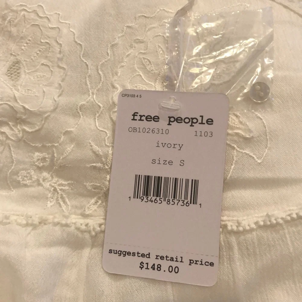 New Free People Piece of your heart dress Size S - Picture 6 of 9